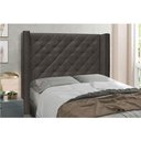 Ver imagem 4 de Cabeceira Queen 1,60m Vicenza Suede Cinza