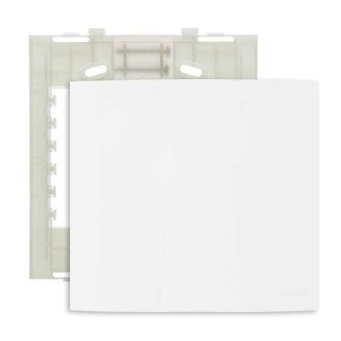 Conjunto 4x4" linha Clean Branco - 4 Interruptores Simples junto