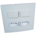 Ver imagem 1 de Conjunto 4x4" linha Clean Branco - 2 Tomadas 2p+t 20 A+2 Interruptor Simples separados