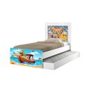 Ver imagem 3 de Cama Solteiro Arca de Noé com Auxiliar, Bicama, Cama Infanti