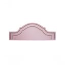Ver imagem 1 de Cabeceira Casal Luxo 140x60 Courino Rosa Tachas Fumê