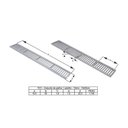 Ver imagem 4 de Kit 2 Ralo Grelha Linear Caixilho em Alumínio Polido 15x50cm