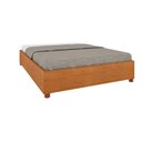 Ver imagem 5 de Conjunto Cama Monaco Casal + 2 Mesa de Cabeceira 1 Gaveta Orgânica Luna com Carregador USB 100% MDF Marrom/Cinamomo