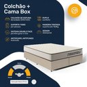 Ver imagem 6 de Cama Box Queen com Colchão de Espuma D45 Double Comfort 158x198x59cm
