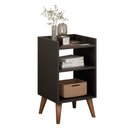 Ver imagem 2 de Mesa de Cabeceira Retrô Pé Palito Para Quarto Mesinha Quarto MDF MVD Móveis