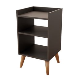 Mesa de Cabeceira Retrô Pé Palito Para Quarto Mesinha Quarto MDF MVD Móveis - 3