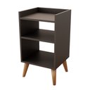 Ver imagem 3 de Mesa de Cabeceira Retrô Pé Palito Para Quarto Mesinha Quarto MDF MVD Móveis