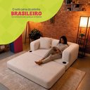 Ver mais imagens de Sofá Cama Muna 1,50m Xpand Tech Tecido Bouclê Cama Inbox