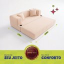 Ver imagem 3 de Sofá Cama Muna 1,50m Xpand Tech Tecido Bouclê Cama Inbox