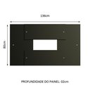 Ver imagem 3 de Painel para Tv até 58 Polegadas Madesa - Preto