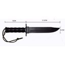 Ver imagem 5 de Faca Punhal Adaga Tática Militar Selva Pesca Caça Trilhas Rambo - Preto