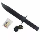 Ver imagem 2 de Faca Punhal Adaga Tática Militar Selva Pesca Caça Trilhas Rambo - Preto
