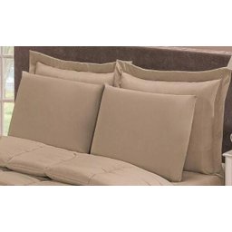 Kit Edredom Aconchego Casa Dona Dupla Face Casal Queen 6 Pçs com Lençol Bege - 3