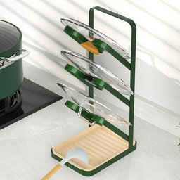 Suporte para Tampas de Panelas e Talheres multiuso - 3