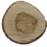 Bolacha de Madeira Tronco Rústica 27 x 23 x 3,5cm - 2