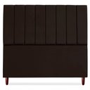 Ver imagem 5 de Cabeceira Queen 160 Cm com Frame Carla Suede Marrom Artte