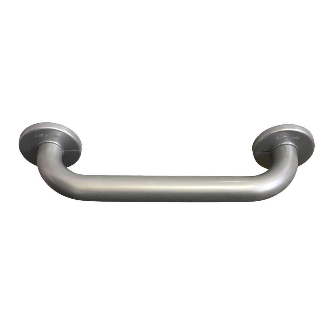 Barra de Apoio para Banheiro Alumínio Cinza-60 Cm - 2