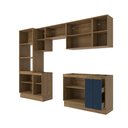 Ver imagem 3 de Lavanderia Modulada Kappesberg Celeste 9 Peças Nogueira/azul 310,5cm