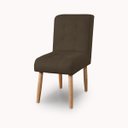 Ver imagem 1 de Cadeira Confortavel Jantar Luna Suede Marrom para Quarto Sala Recepção.