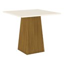 Ver imagem 1 de Mesa de Jantar Tampo MDF Canto Reto 90 cm Sarah