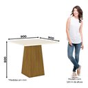 Ver imagem 3 de Mesa de Jantar Tampo MDF Canto Reto 90 cm Sarah