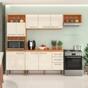 Ver imagem 1 de Cozinha Compacta 2 Peças 198cm x 240cm Malu Bege/Cinamomo/Off White