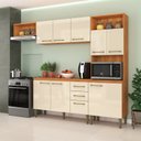 Ver mais imagens de Cozinha Compacta 2 Peças 198cm x 240cm Malu Bege/Cinamomo/Off White