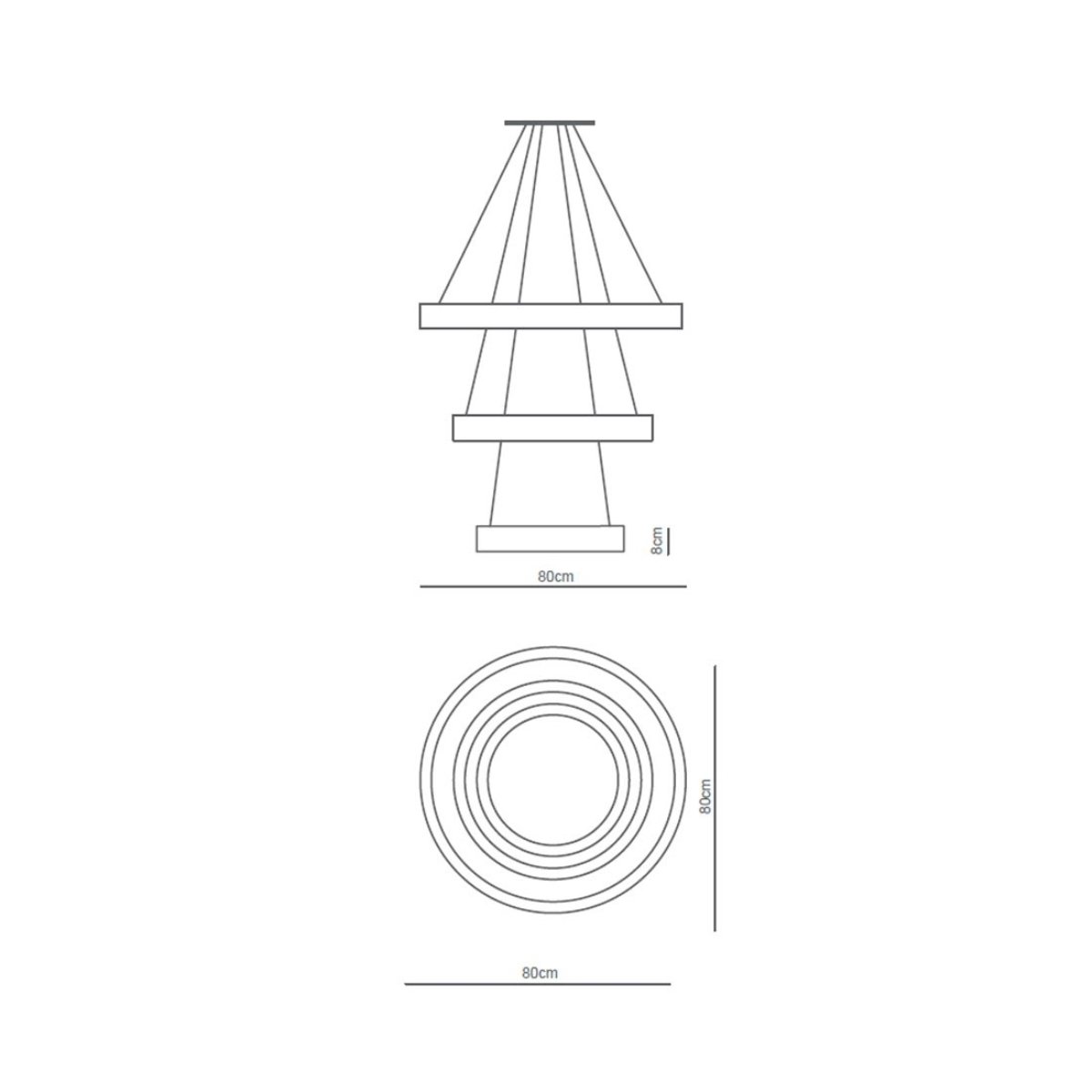 Pendente Led Alumínio Acrílico 100w 3000k Yamamura - 3