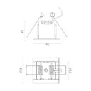 Ver imagem 2 de Spot Spotline 1152/1 Embutir Point 5x5cm Alumínio Branco 2w 3000k