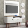 Rack com Painel Pequeno Para TV 32 Polegadas 90cm Yan Patrimar Branco/Cumaru - 3