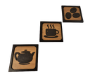 Ver imagem 1 de Quadro pequeno para cozinha 14x14 hora do café