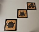 Ver imagem 2 de Quadro pequeno para cozinha 14x14 hora do café