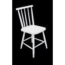 Ver imagem 2 de Jogo de Jantar Colonial Brisa Mesa 90 Cm + 04 Cadeiras Branco Rustico