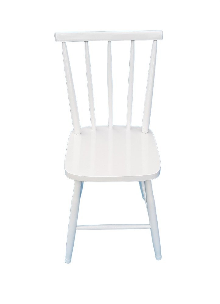Jogo de Jantar Colonial Brisa Mesa 90 Cm + 04 Cadeiras Branco Rustico - 3