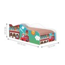 Ver imagem 2 de Cama Infantil com Colchão Ursinho Bombeiro 100% Mdf para Quarto Infantil