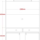 Ver imagem 3 de Estante Home para TV até 55 Polegadas Alabama Lukaliam Móveis