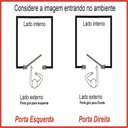 Ver imagem 3 de Porta Pivotante com Puxador Alumínio Preto Linha Veneza:Esquerda/ 210 x 100