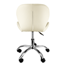 Ver imagem 5 de Kit 4 Cadeiras Slim Office Estofada Base Giratória Cromada - Nude