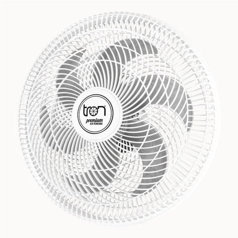 Ventilador Parede Lorena Branco Oscilante 127v Pás Prata