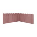 Ver imagem 1 de Cabeceira Painel Cama Queen Box Nuvem Suede Sandy 160 cm:Rosê