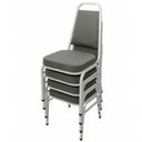 Ver imagem 1 de Kit com 4 Cadeiras Empilháveis Linha Hotel Plus Cinza