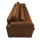 Ver imagem 7 de Sofá Retrátil Elétrico Sala de Estar Nolan Bipartido 414cm Conforto Premium em Couro Caramelo G58 - 