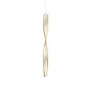 Ver imagem 1 de Lustre Pendente Skylight Dna 3078S LED Bivolt Dourado/Translucido
