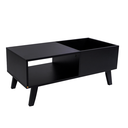 Ver imagem 1 de Rack de MDF Preto para Toca-Discos