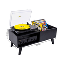 Ver imagem 2 de Rack de MDF Preto para Toca-Discos