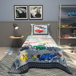 Jogo de Cama Infantil Carros - 2