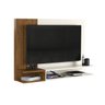 Painel Milão Off White/Freijó para TV de até 50 Polegadas - Magaflex - 1