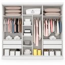 Ver imagem 3 de Guarda Roupa 3 Portas Veneza sem Espelho 100% MDF Mais Móveis