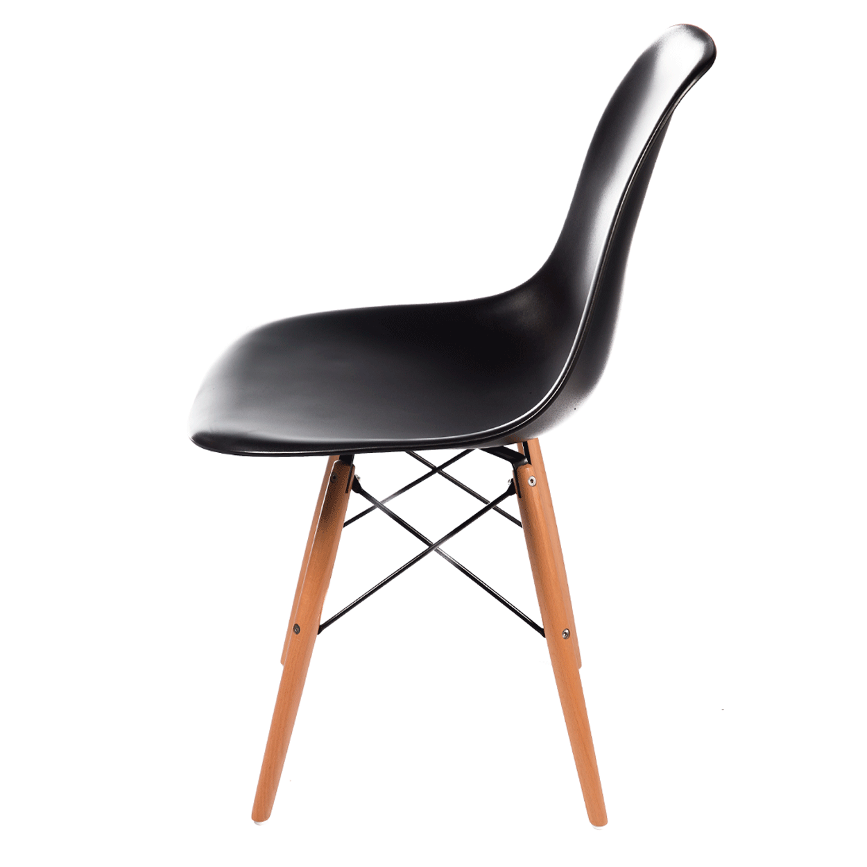 Kit 4 Cadeiras Eames Eifell 130pp Cor:preto - 3