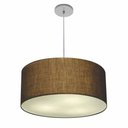 Ver imagem 1 de Lustre Pendente Cilíndrico Vivare Free Lux Pe-4386cz Cúpula em Tecido - 50x25cm
